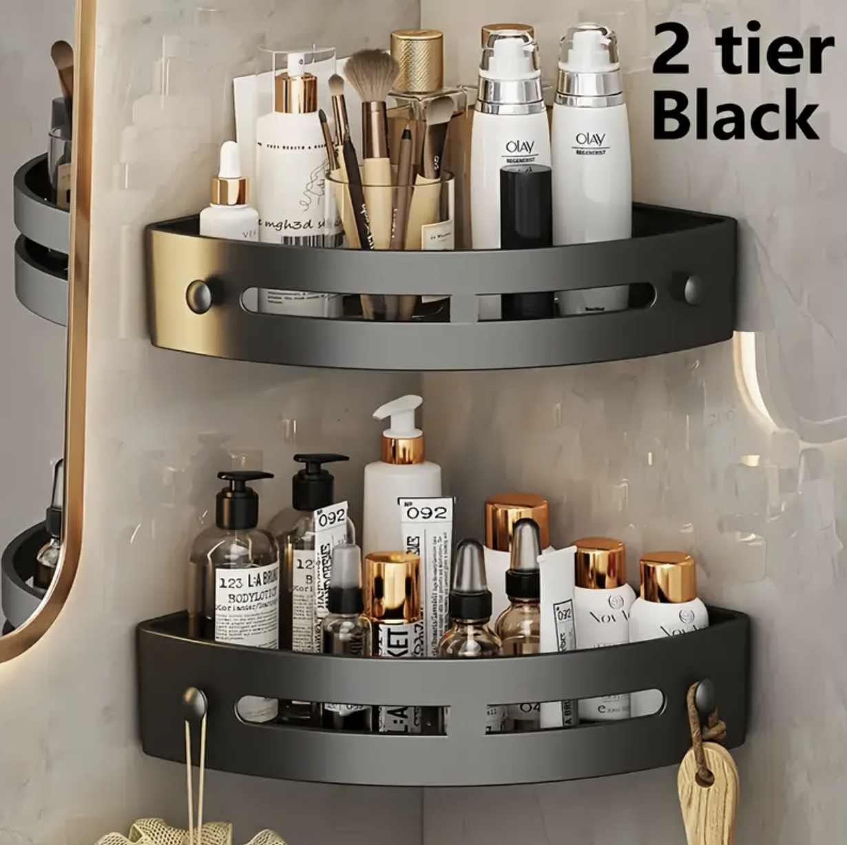 Corner Bathroom Shelves