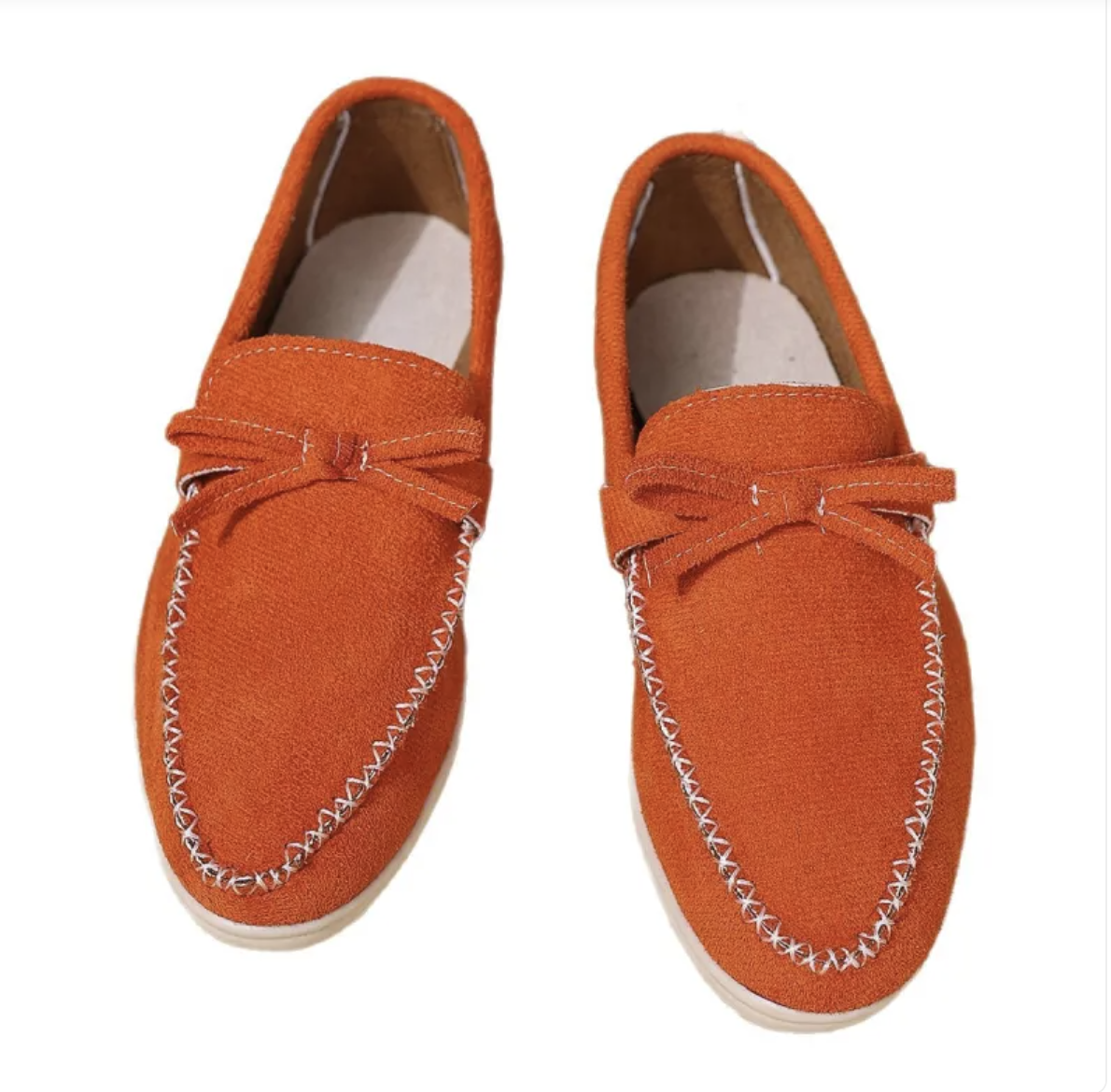 Flat Suede Pumps